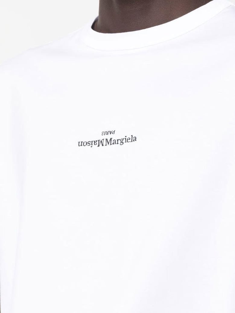 white cotton t-shirt by Selfnex