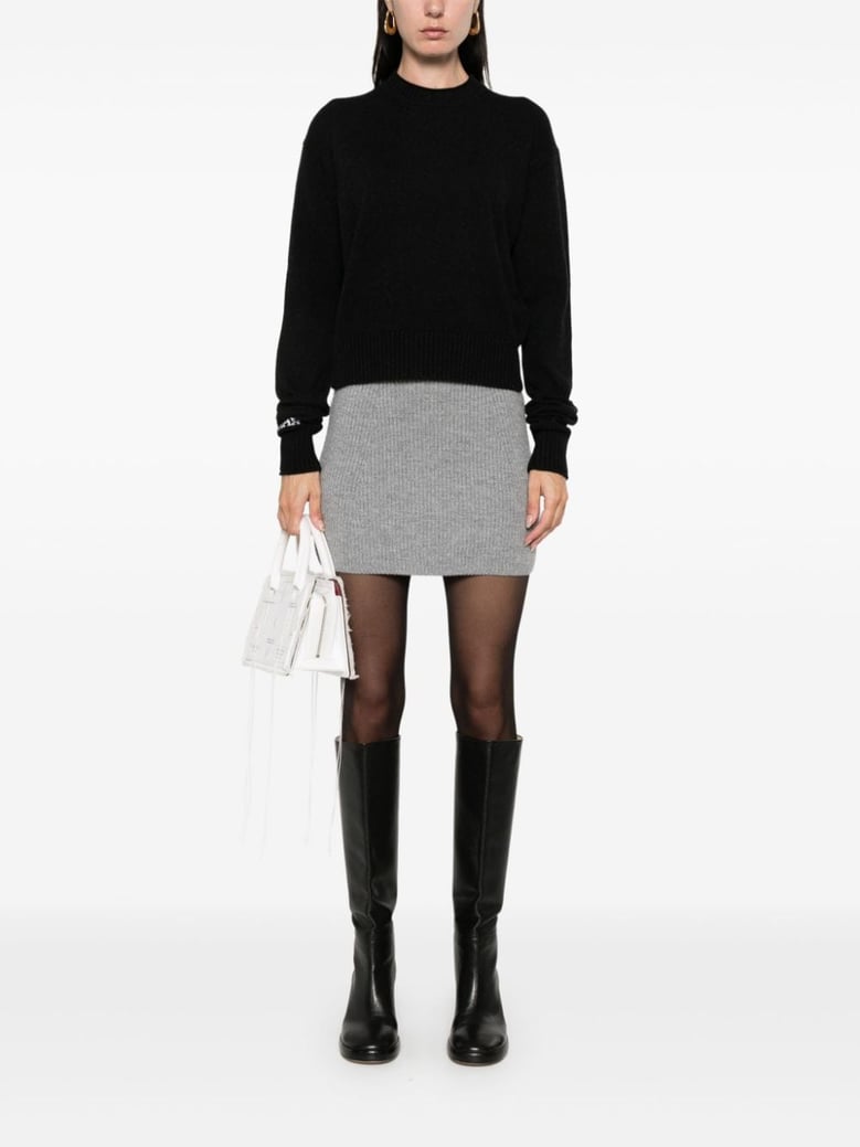 wool crewneck sweater by Selfnex