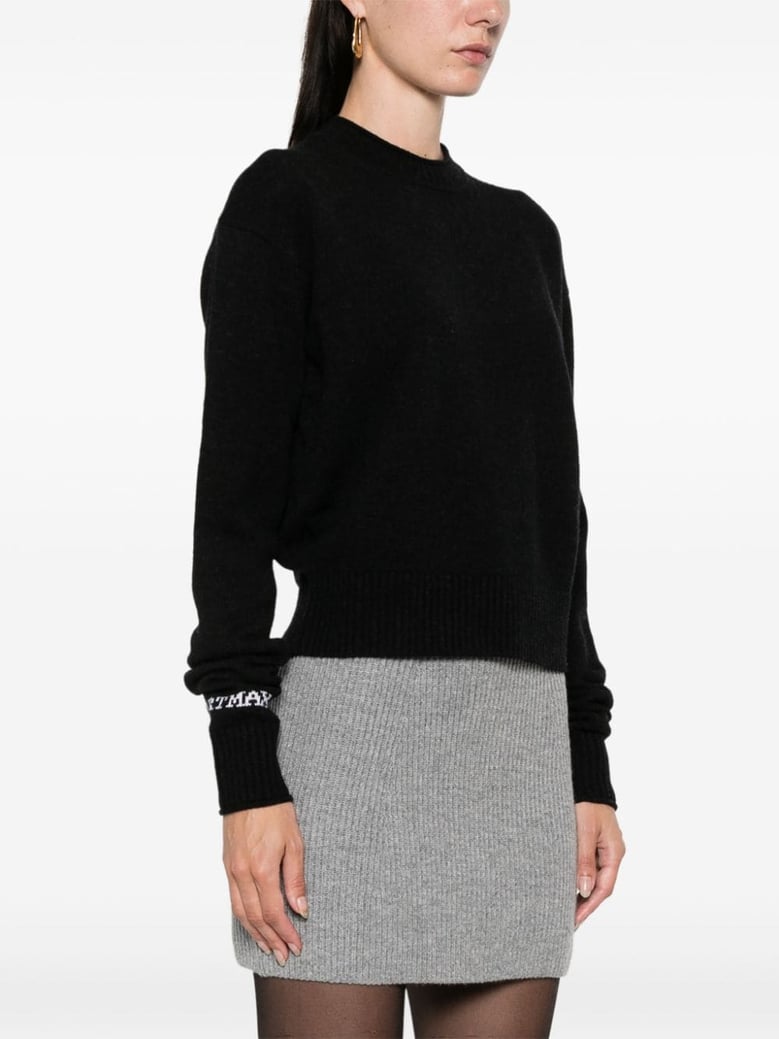 wool crewneck sweater by Selfnex