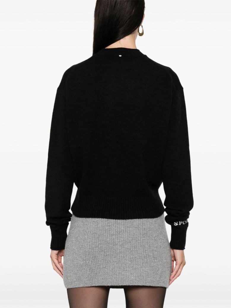 wool crewneck sweater by Selfnex
