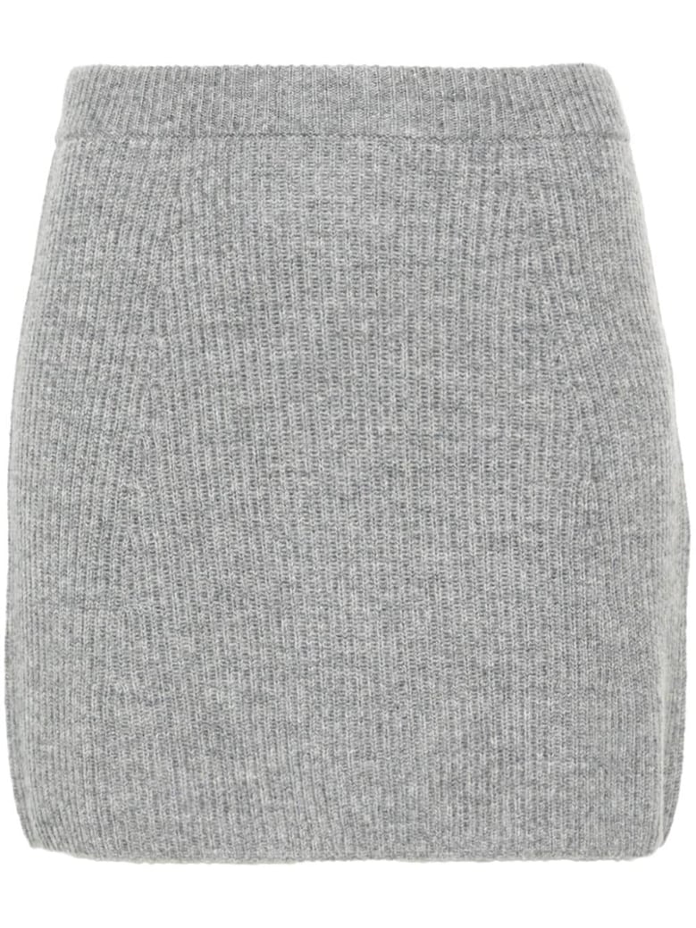 wool knitted skirt by Selfnex