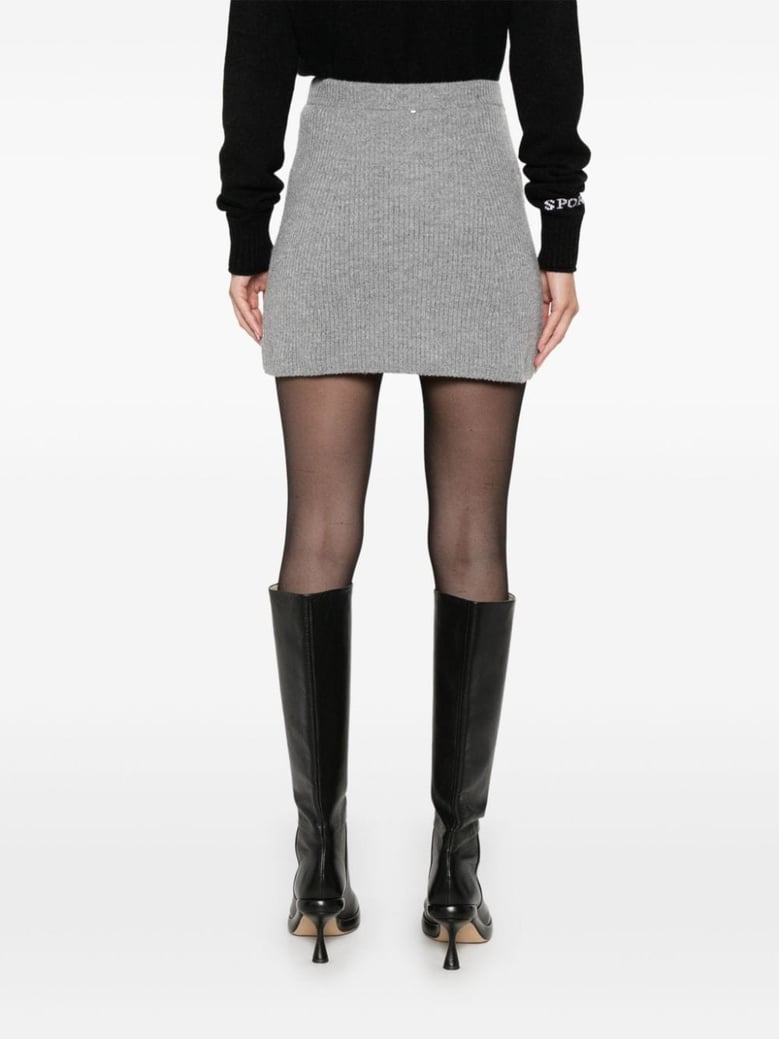 wool knitted skirt by Selfnex