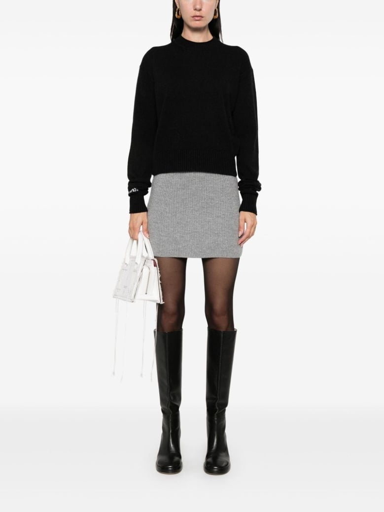 wool knitted skirt by Selfnex