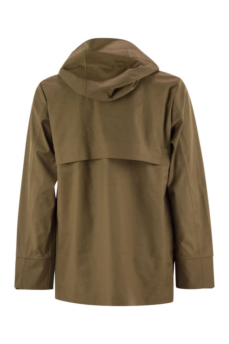 erhal tech wool blend - hooded jacket by Selfnex