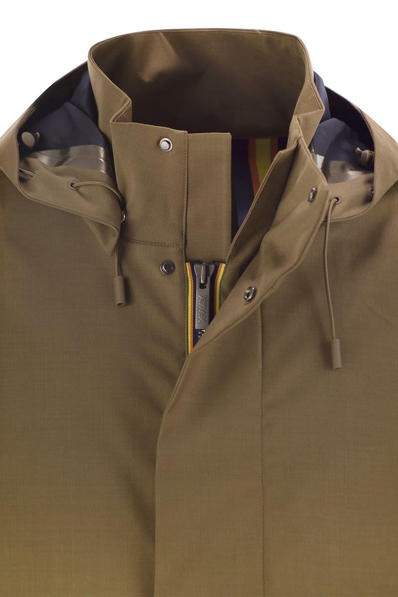 erhal tech wool blend - hooded jacket by Selfnex