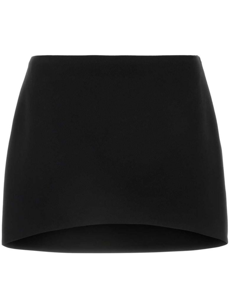 wool mini skirt by Selfnex