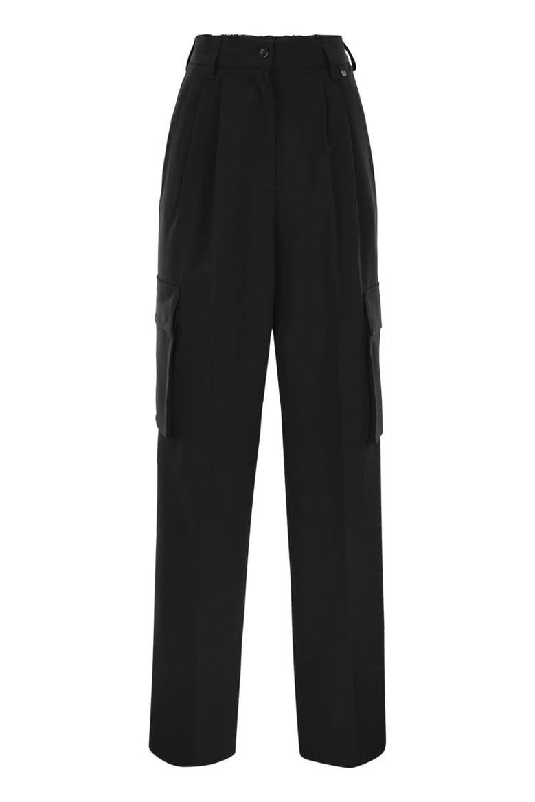 soft wool cargo pants by Selfnex
