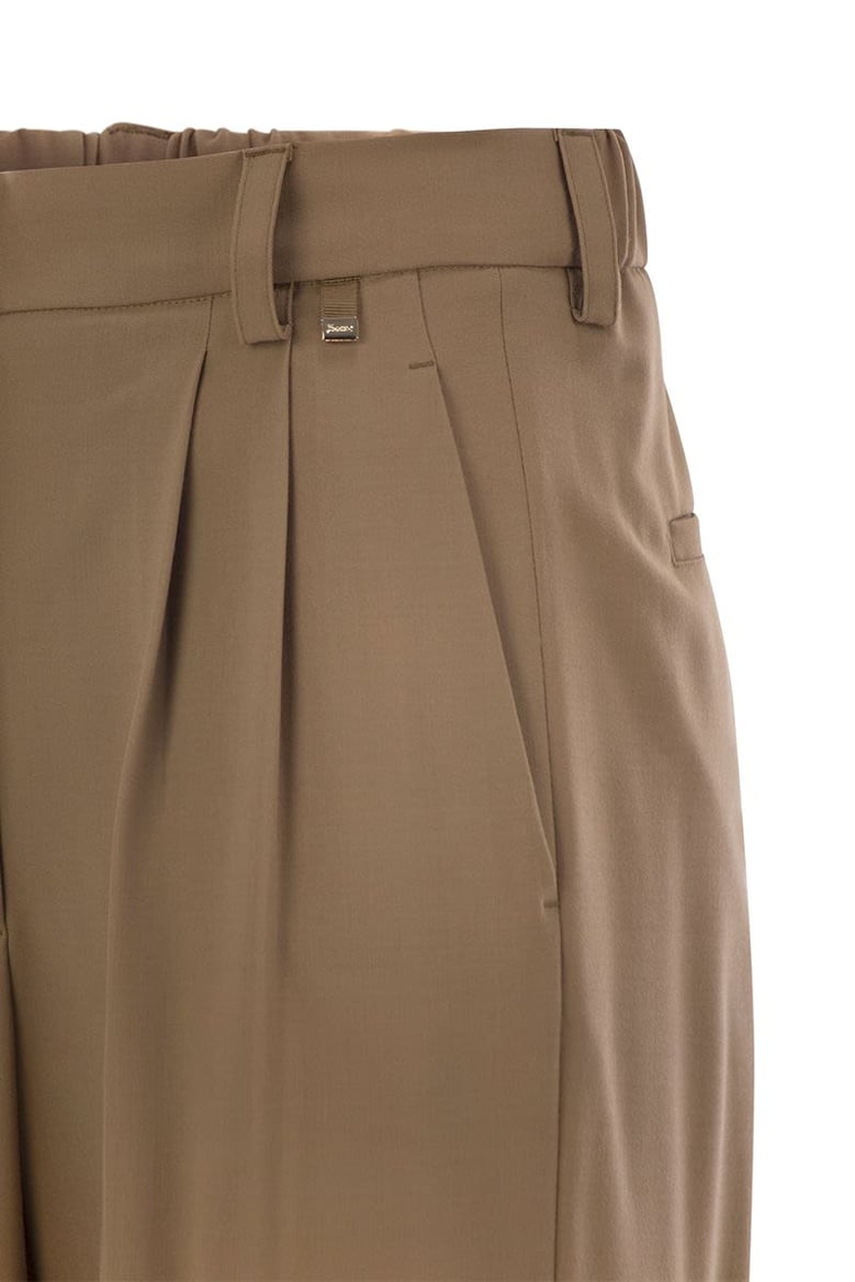 soft wool cargo pants by Selfnex