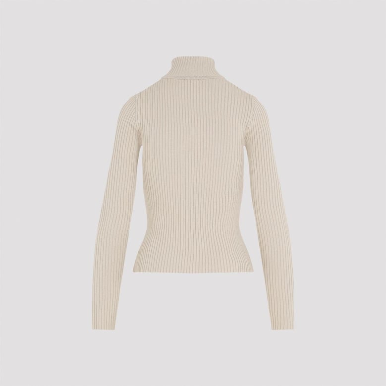 courrèges roll neck ribbed jumper by Selfnex
