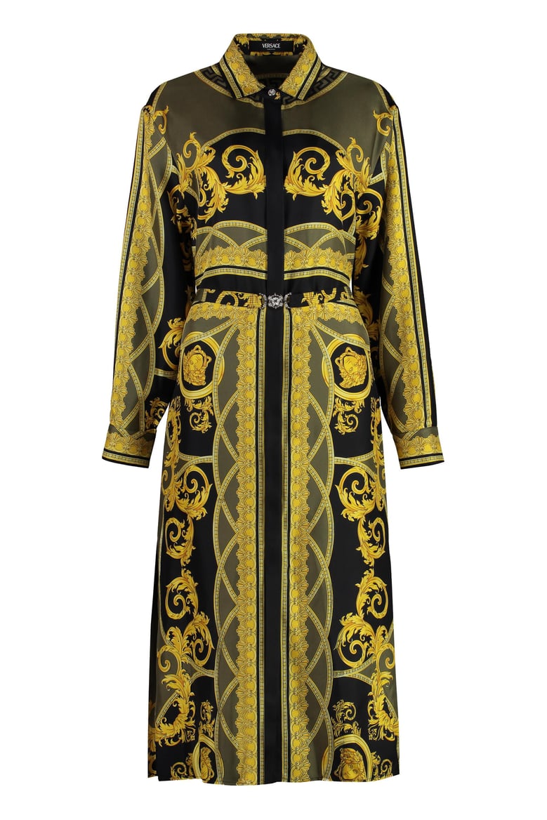 printed shirtdress by Selfnex