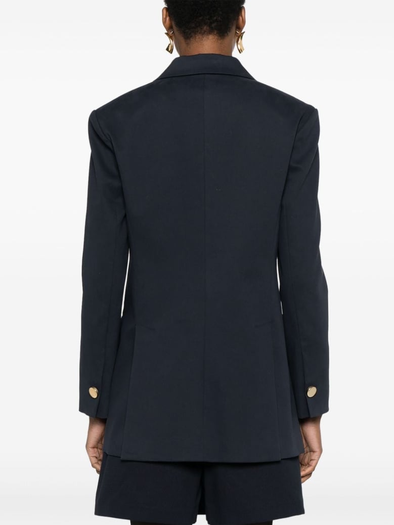 crew cotton blend blazer jacket by Selfnex