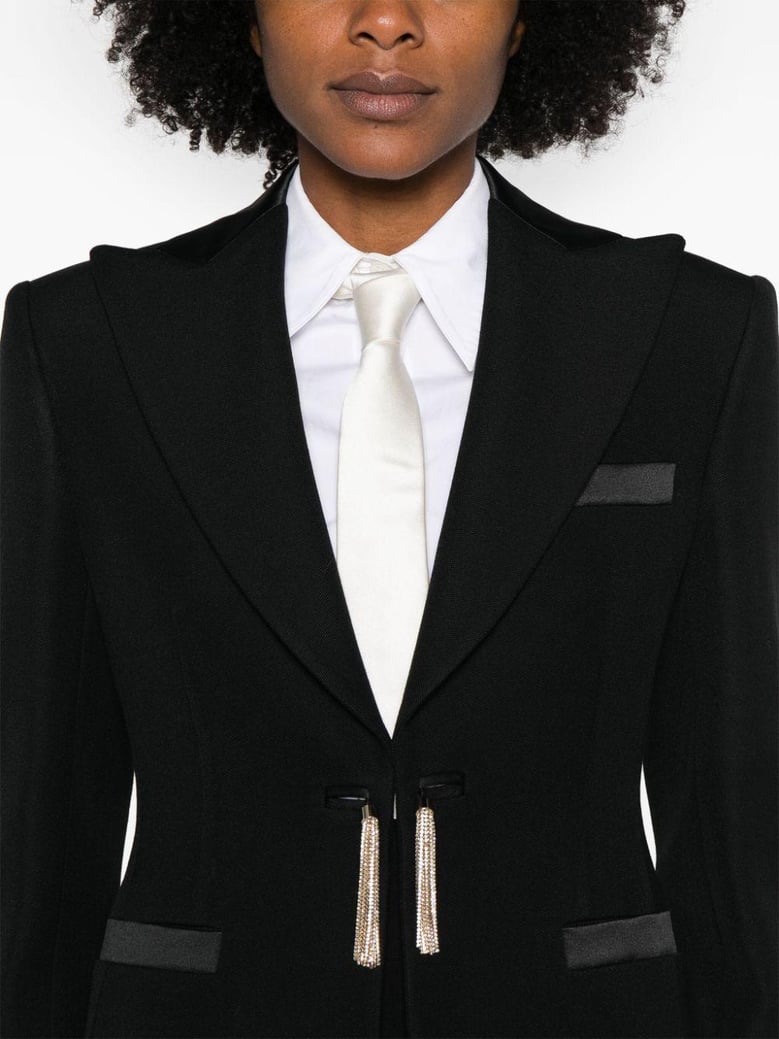 wool single-breasted jacket by Selfnex