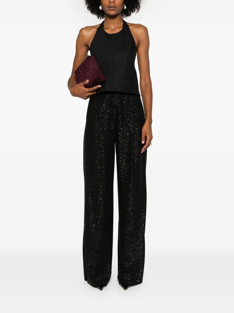 wool blend trousers by Selfnex
