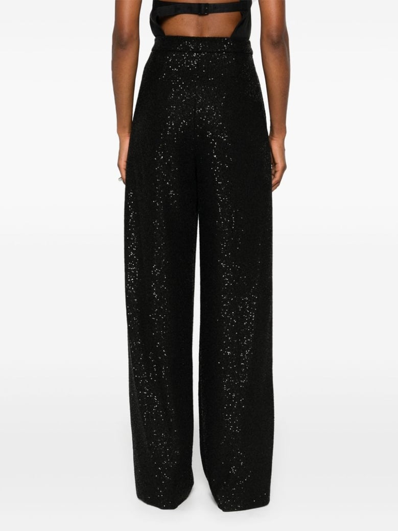 wool blend trousers by Selfnex