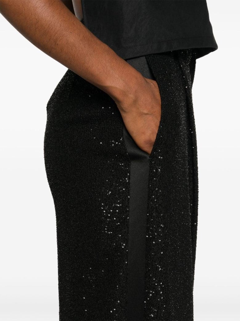 wool blend trousers by Selfnex