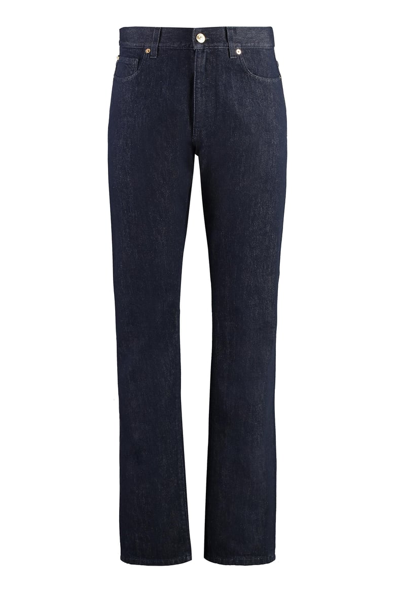 5-pocket straight-leg jeans by Selfnex