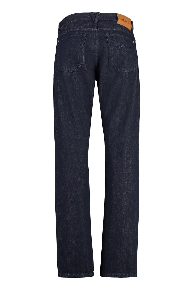 5-pocket straight-leg jeans by Selfnex