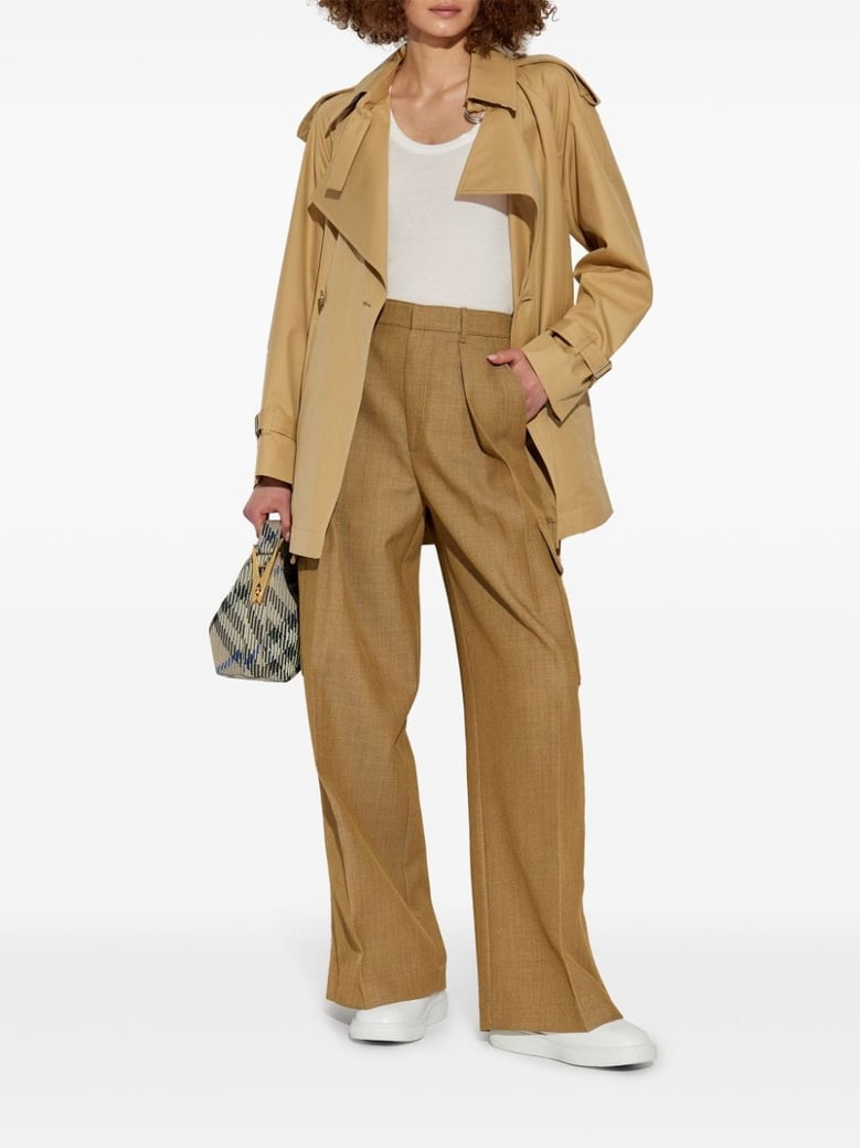 cotton trench coat by Selfnex