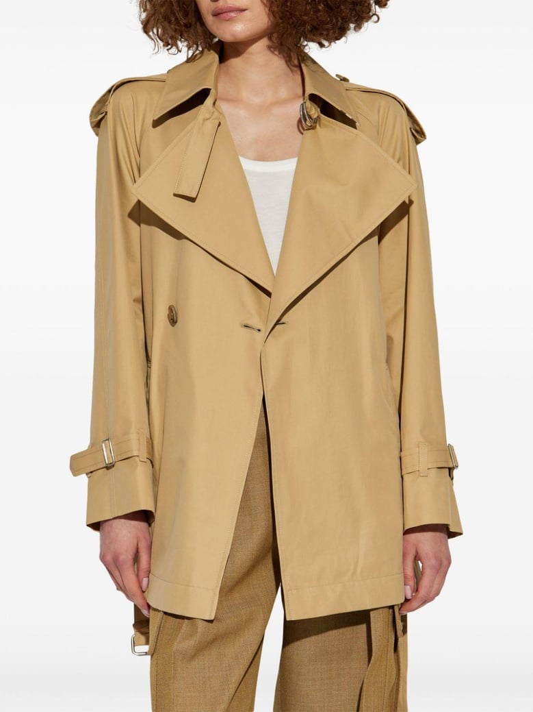 cotton trench coat by Selfnex