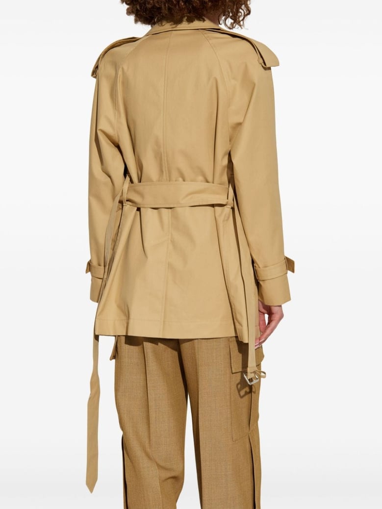 cotton trench coat by Selfnex
