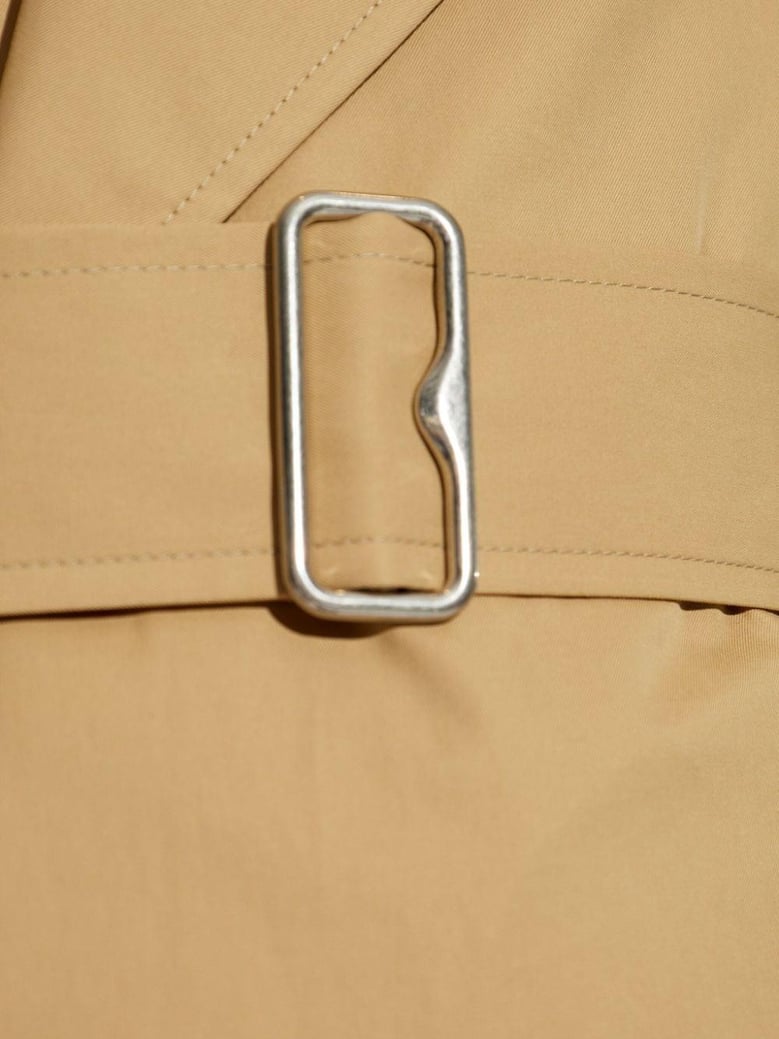 cotton trench coat by Selfnex