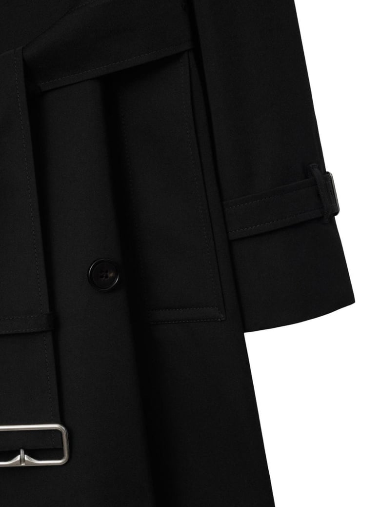 cotton gabardine weave detachable collar check pattern by Selfnex