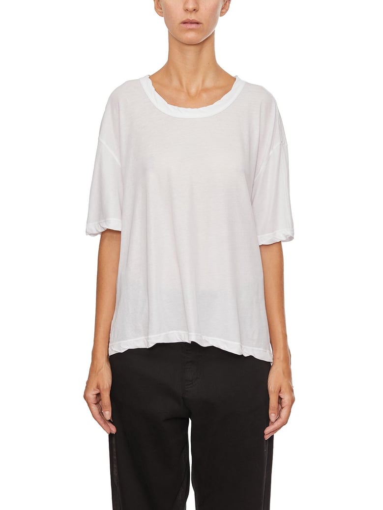 cotton roundneck t-shirt by Selfnex