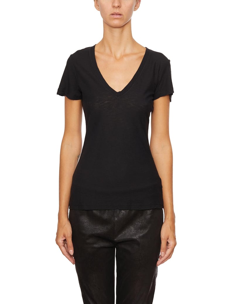 cotton v neck t-shirt by Selfnex