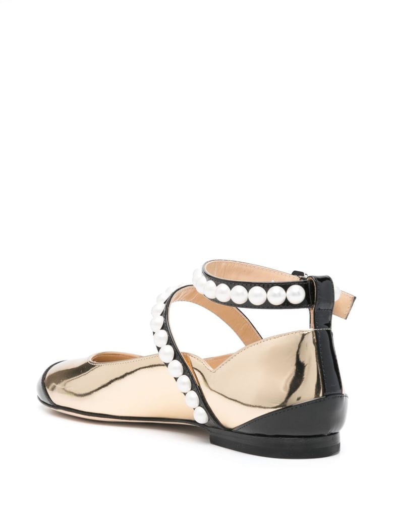 leather bicolor ballets by Selfnex