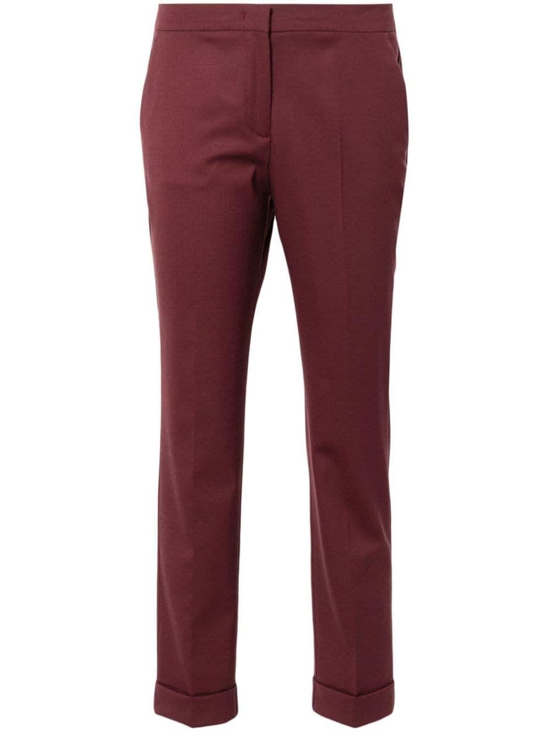 f0130 wool elasthan pants by Selfnex