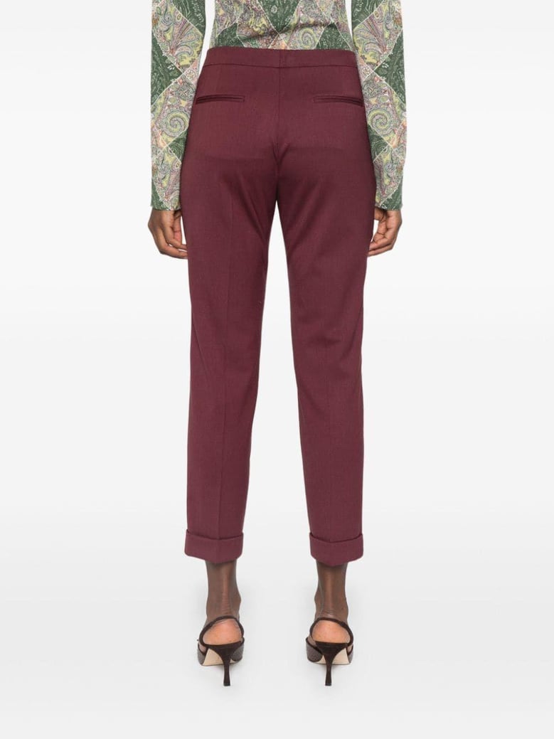 f0130 wool elasthan pants by Selfnex