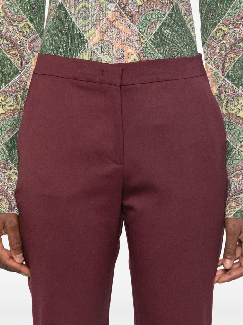 f0130 wool elasthan pants by Selfnex