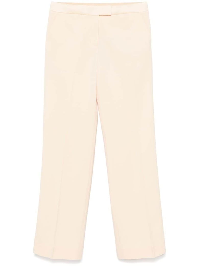 tea wool polyester pants by Selfnex
