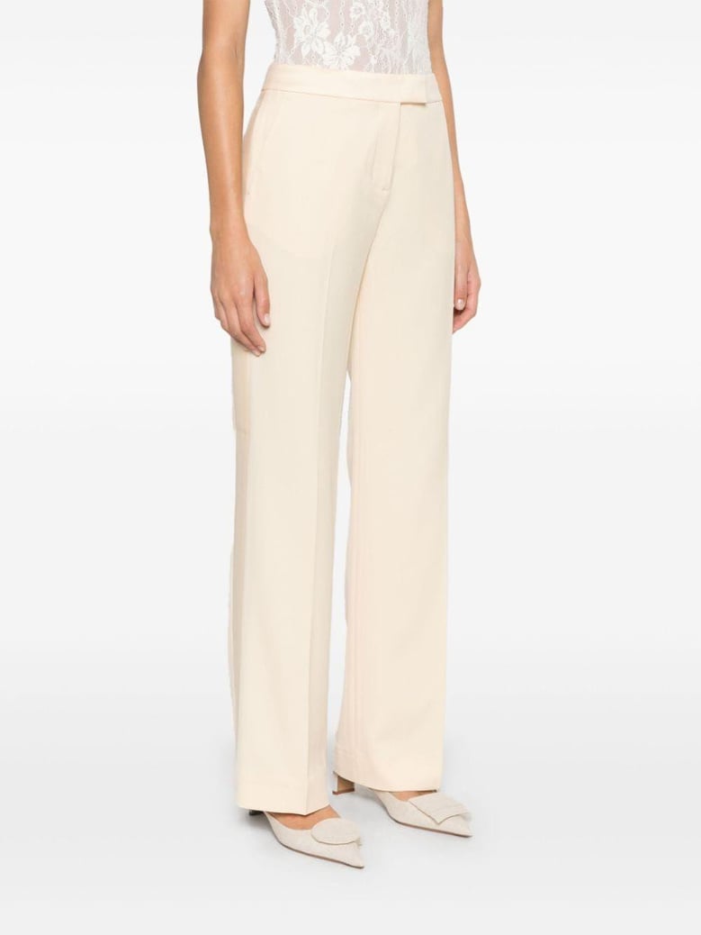 tea wool polyester pants by Selfnex