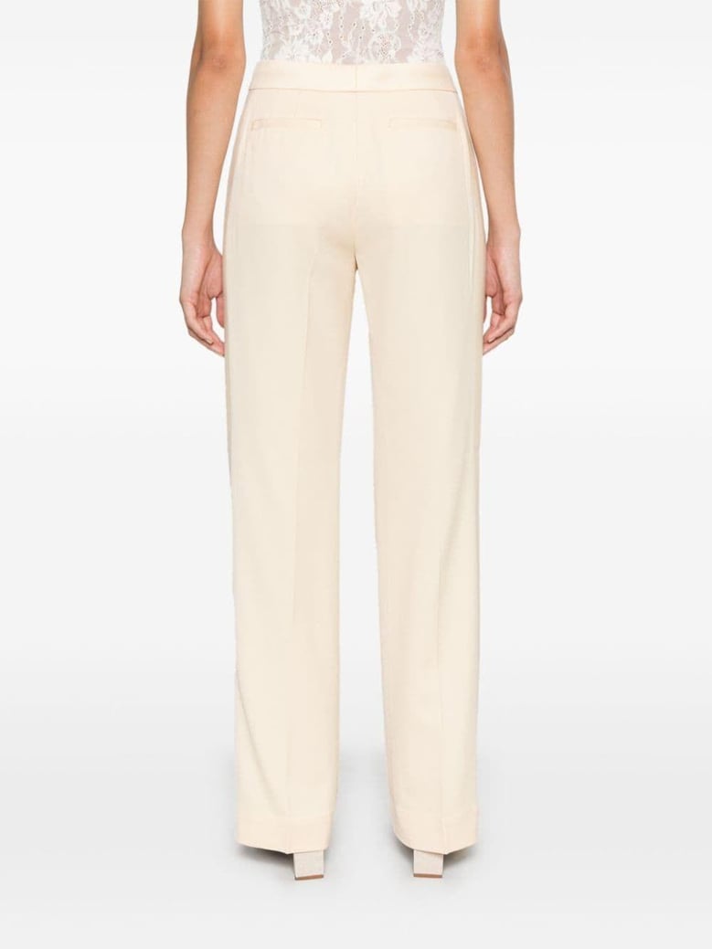 tea wool polyester pants by Selfnex