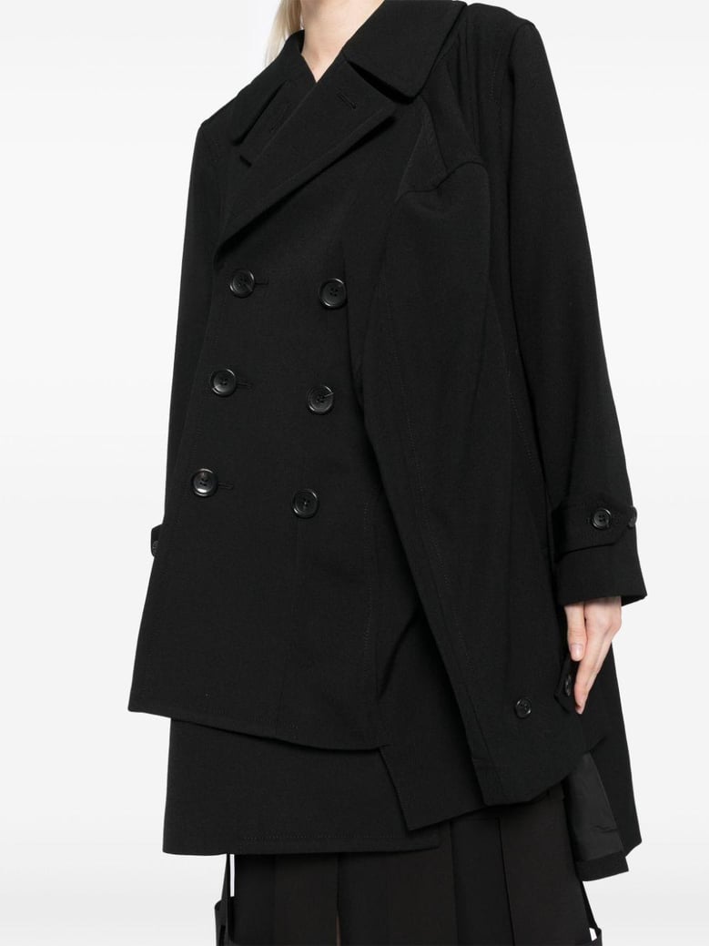 asymmetric sleeve suit by Selfnex