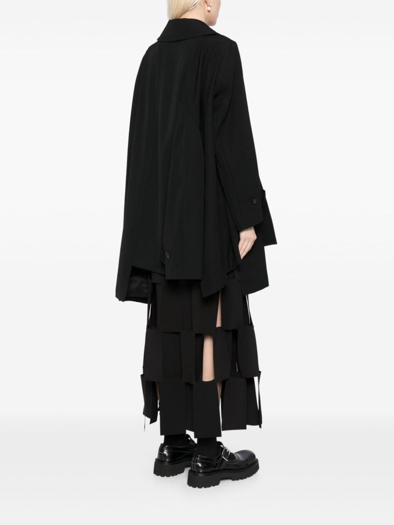 asymmetric sleeve suit by Selfnex