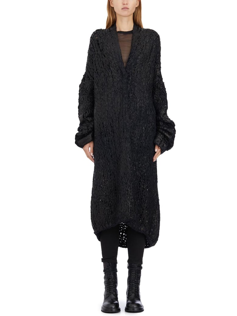 cardigan lungo laminato by Selfnex