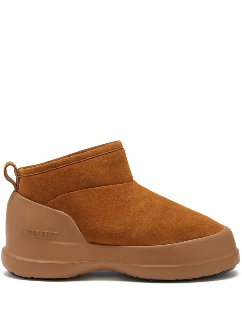 luna low suede snow boots by Selfnex