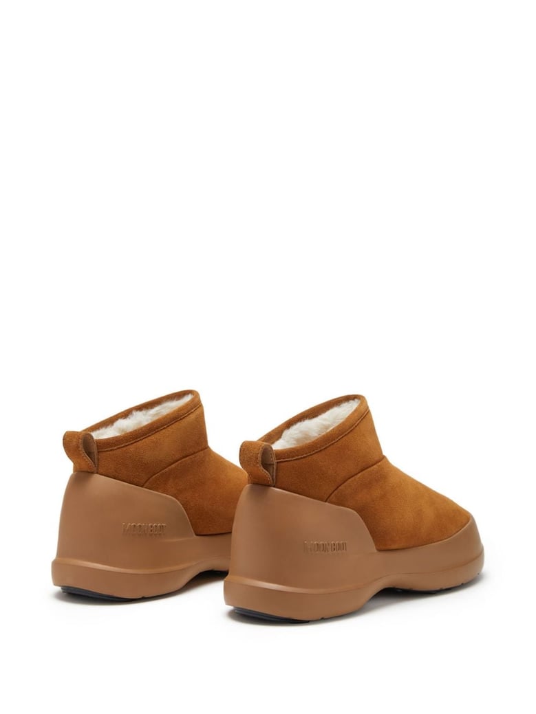 luna low suede snow boots by Selfnex
