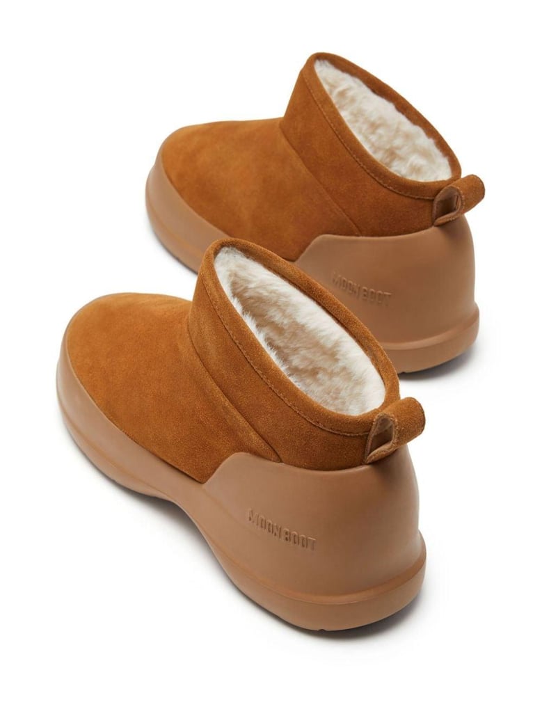 luna low suede snow boots by Selfnex