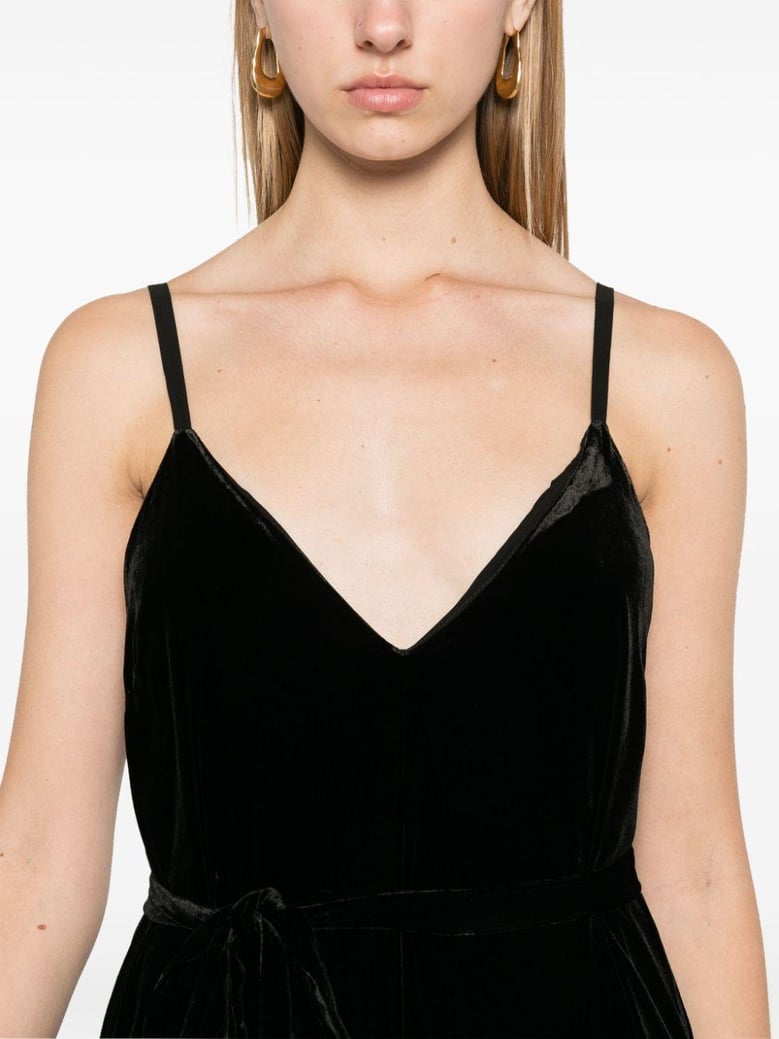 velvet jumpsuit by Selfnex