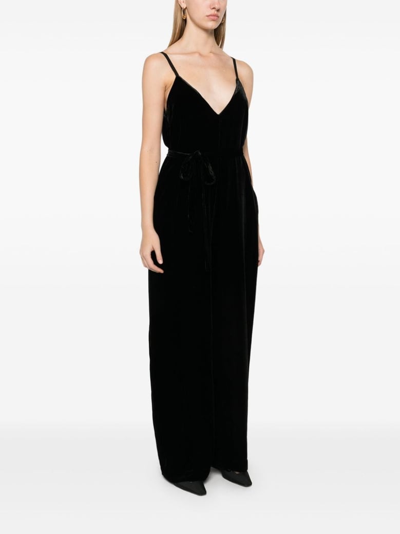 velvet jumpsuit by Selfnex