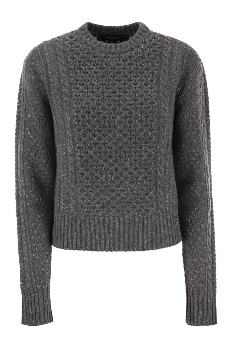 platinum fisherman jersey with lurex by Selfnex