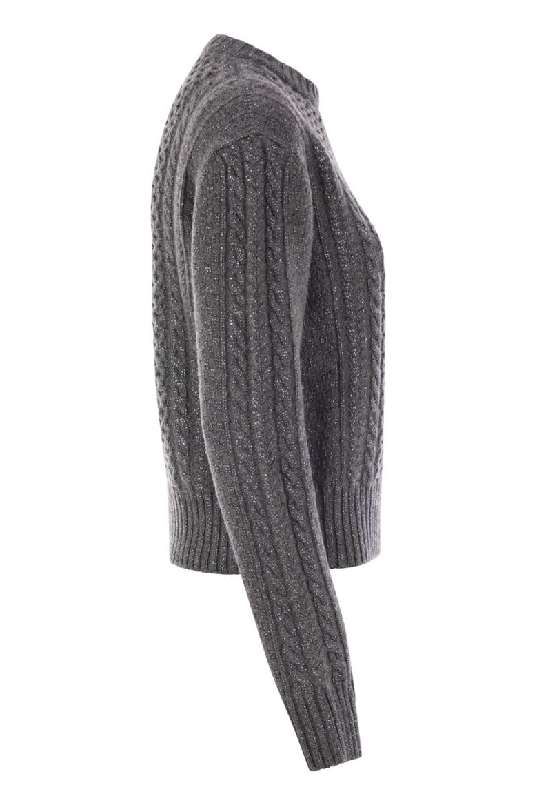 platinum fisherman jersey with lurex by Selfnex