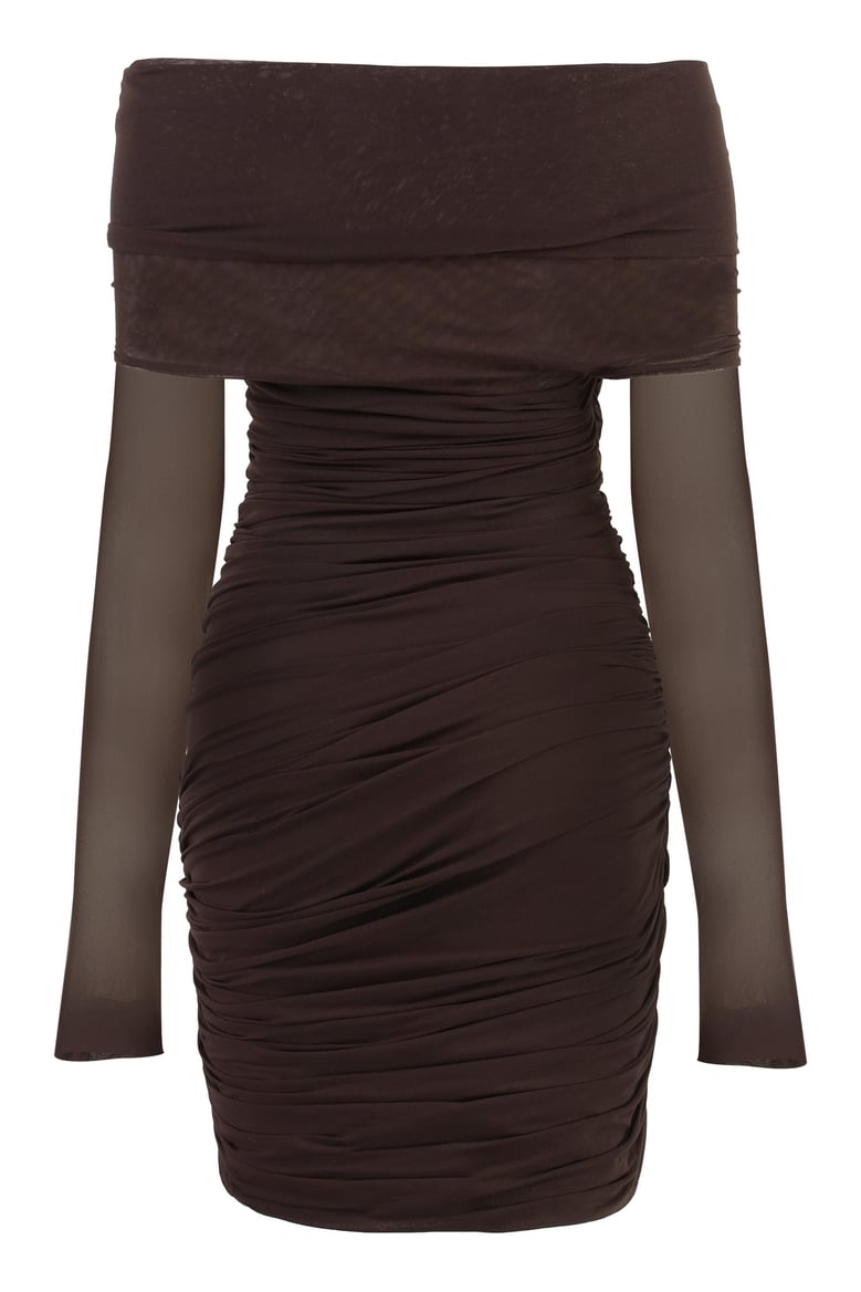 draped dress by Selfnex