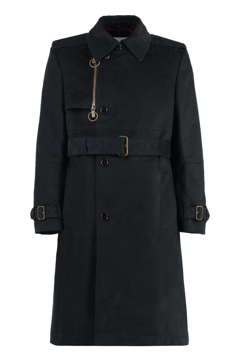 cotton trench coat by Selfnex
