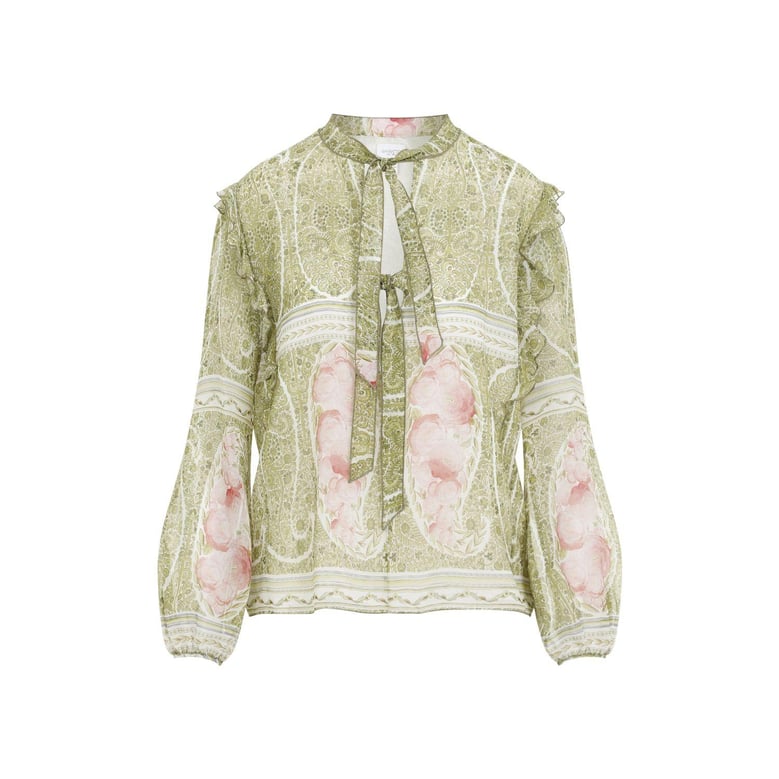 printed blouse by Selfnex