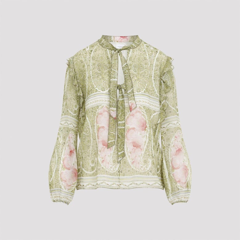 printed blouse by Selfnex