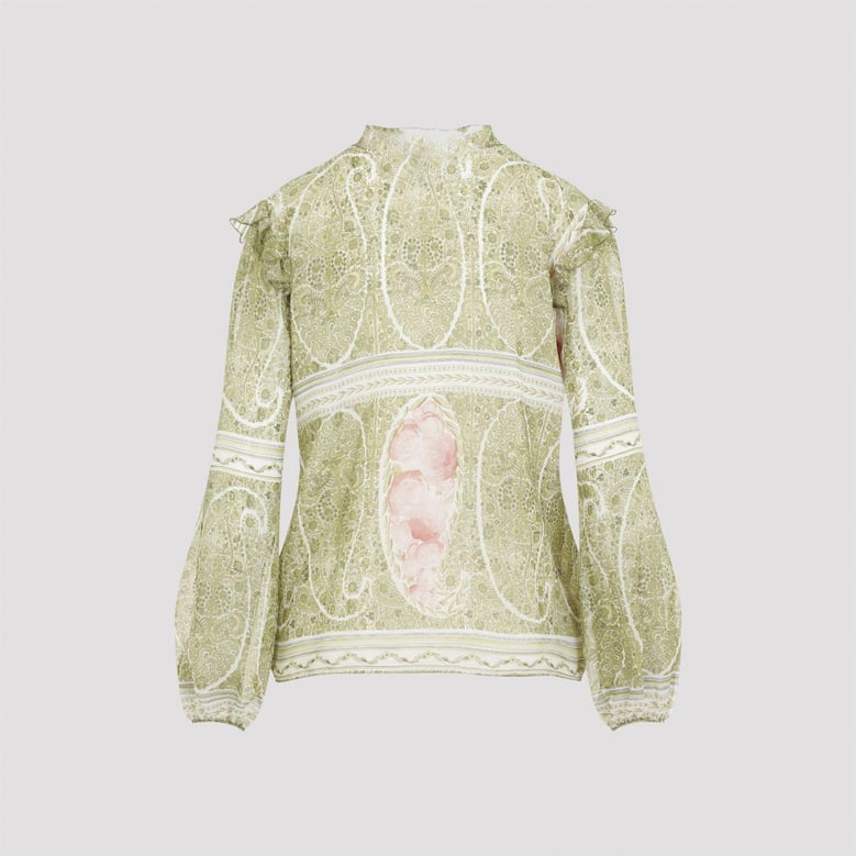 printed blouse by Selfnex